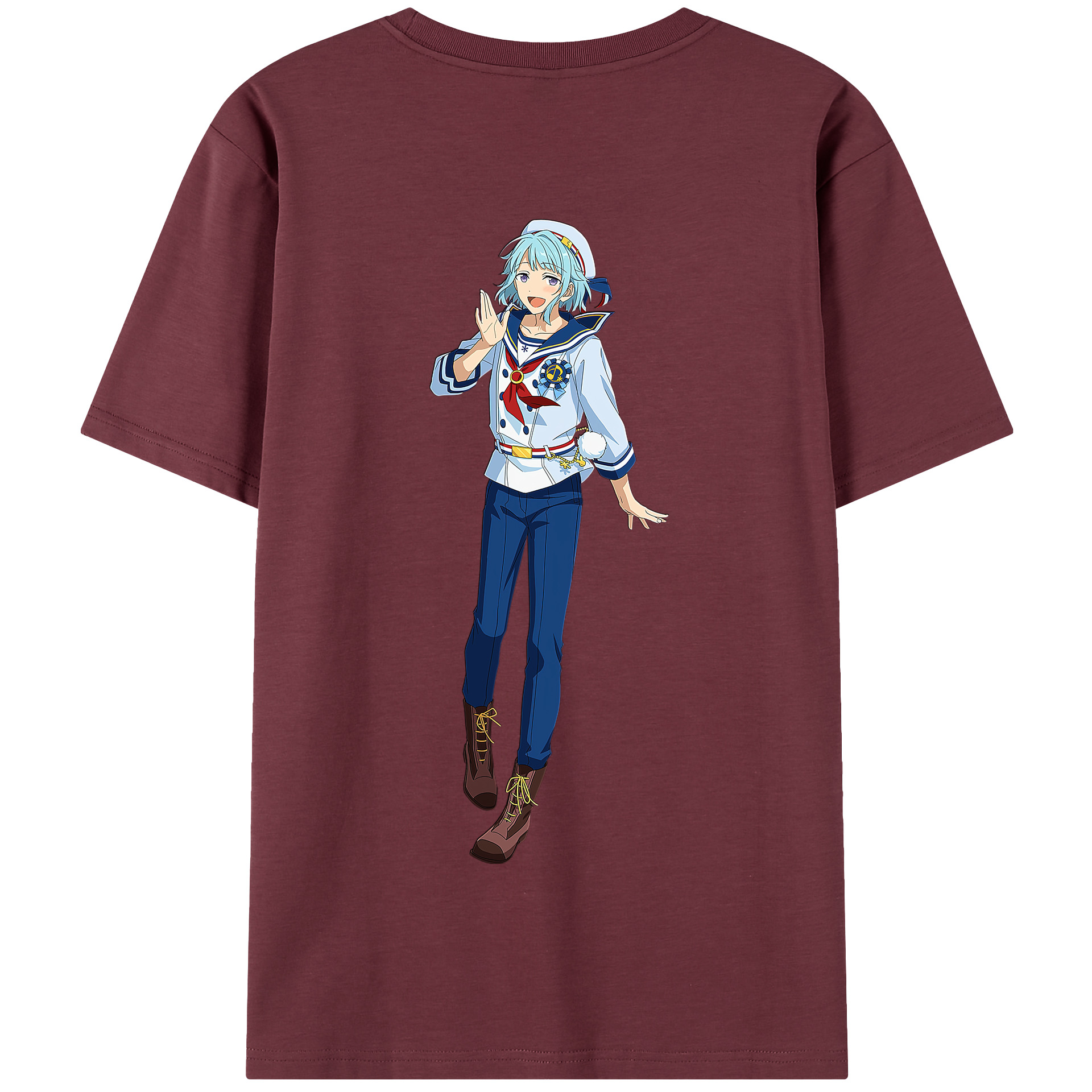（画像用） あんさんぶるスターズ! Ensemble Stars 綿100％半袖Tシャツ（背面プリント）